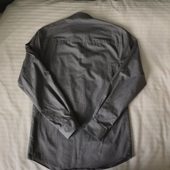 Unlisted kenneth Cole Grey & White Dress Shirt - Picture 5 of 8